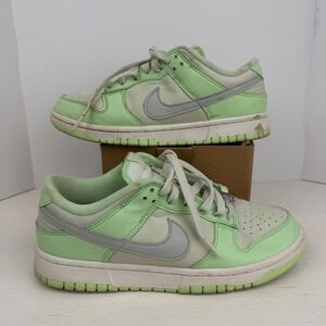 Nike Dunk Low Light Green Grey Metallic Charms Sneakers FN6344-001 Womens 8